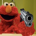 Elmo with a gun