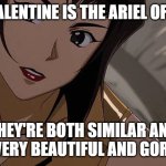 anime facts | FAYE VALENTINE IS THE ARIEL OF ANIME; THEY'RE BOTH SIMILAR AND BOTH VERY BEAUTIFUL AND GORGEOUS | image tagged in faye valentine hot,anime,ariel,animation,disney | made w/ Imgflip meme maker