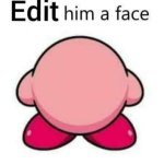 Kirby faceless meme