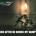 not hamsrer | ME TO MY BRO AFTER HE BURNS MY HAMPTER PHOTO | image tagged in gifs,funny | made w/ Imgflip video-to-gif maker