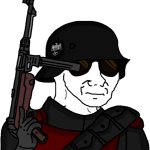 Wojak Anti-Fandom Wehrmacht Soldier (With MP40/MP41)