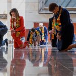 Democrats Kneeling To St Floyd.