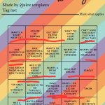 Closeted LGBTQ+ Bingo | DEMIBOY | image tagged in closeted lgbtq bingo | made w/ Imgflip meme maker