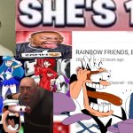 OH MY GOD RAINBOW FRIENDS WAIFU!? | image tagged in gametoons,hentai,zamn,bruh,holy shit,oh my god | made w/ Imgflip meme maker