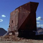 Sand crawler from Star Wars