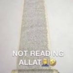 I aint reading allat