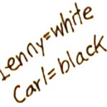 Lenny White Carl Black Simpsons Note Transparent Background