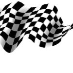 Bandera F1 carrera cuadros ajedrez F1 race flag