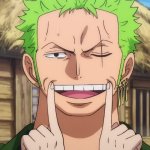 Zoro Smile GIF Template