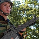 Eroican Soldier Welding an Colt M16A3 Template (Better Version) meme