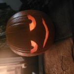 Grumpy pumpkin