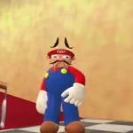 back up mario GIF Template
