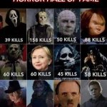 Horror hall of fame