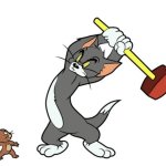 Tom and Jerry hammer