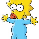 Maggie Simpson Transparent Background