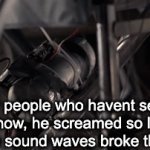 dont tell them | For people who havent seen the show, he screamed so loudly that the sound waves broke the door | image tagged in gifs,breaking bad,gus fring,funny memes | made w/ Imgflip video-to-gif maker