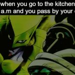 >menacing< | when you go to the kitchen at 3 a.m and you pass by your dad: | image tagged in gifs,za warudo,memes,funny,jojo's bizarre adventure | made w/ Imgflip video-to-gif maker