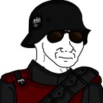 Wojak Anti-Fandom Wehrmacht Soldier With Sun-Glases