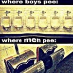 When men pee