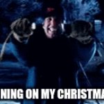 Oh oh ho no | ME TURNING ON MY CHRISTMAS BRAIN | image tagged in gifs,santa,christmas,hahaha | made w/ Imgflip video-to-gif maker