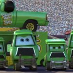 Chick Hicks’ Pit Crew as Nazis