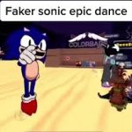 Faker sonic dance