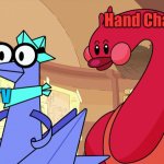 Meme | Hand Channel; ZTV | image tagged in kami and the ruby bird behind | made w/ Imgflip meme maker