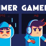 Sad gamer vs gamer rage quitting