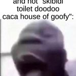 idk lol | Gen Z when it's called a bathroom and not "skibidi toilet doodoo caca house of goofy": | image tagged in memes,dank memes | made w/ Imgflip meme maker