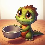 hungry lizard kid
