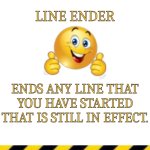 Self Line Ender meme