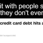 Americans credit