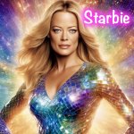 Same, but different | Starbie | image tagged in starbie,barbie,memes,seven of nine,star trek voyager,glitter | made w/ Imgflip meme maker