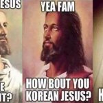 real,black and korean jesus