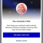 Received a like