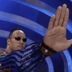 The Rock Hand Out