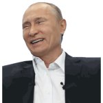 Amused Putin