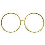 Circle Glasses (Gold)