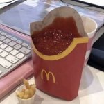 The cursed ketchup-to-fry ratio