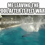 Yes you understand this | ME LEAVING THE POOL AFTER IT FELT WARM | image tagged in gifs,yes,you have been eternally cursed for reading the tags | made w/ Imgflip video-to-gif maker