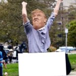 Donald Trump's Protesting Fit