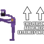 Person above is unfunny