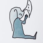 a person doing nothing