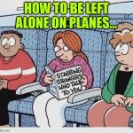 Airplane travel tips