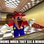 minion memes are unfunny as heck | FACEBOOK MOMS WHEN THEY SEE A MINION “MEME” | image tagged in gifs,facebook,facebook mom,minion | made w/ Imgflip video-to-gif maker