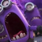 purple minion meme