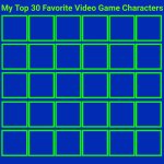 top 30 favorite video game characters