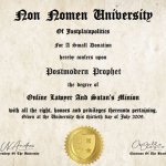 PostmodernProphet Law Degree JPP