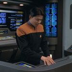 Star Trek Harry Kim Typing At Console