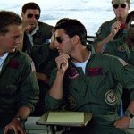 Top Gun Maverick and Goose Sitting